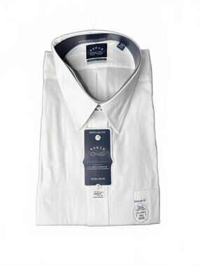 EAGLE 1/2” Stretch NWT Full Fit White Dress Shirt - 2XL